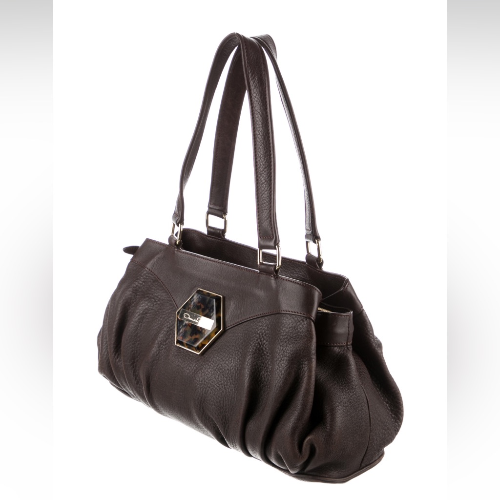 Oscar De La Renta Vintage Brown Handbag